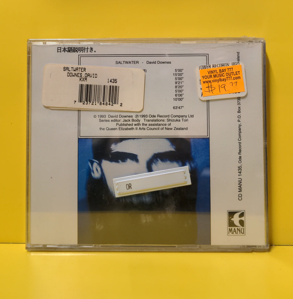 David Downes - Saltwater - 1993 - CD MANU 1435 New - Sealed - CDs