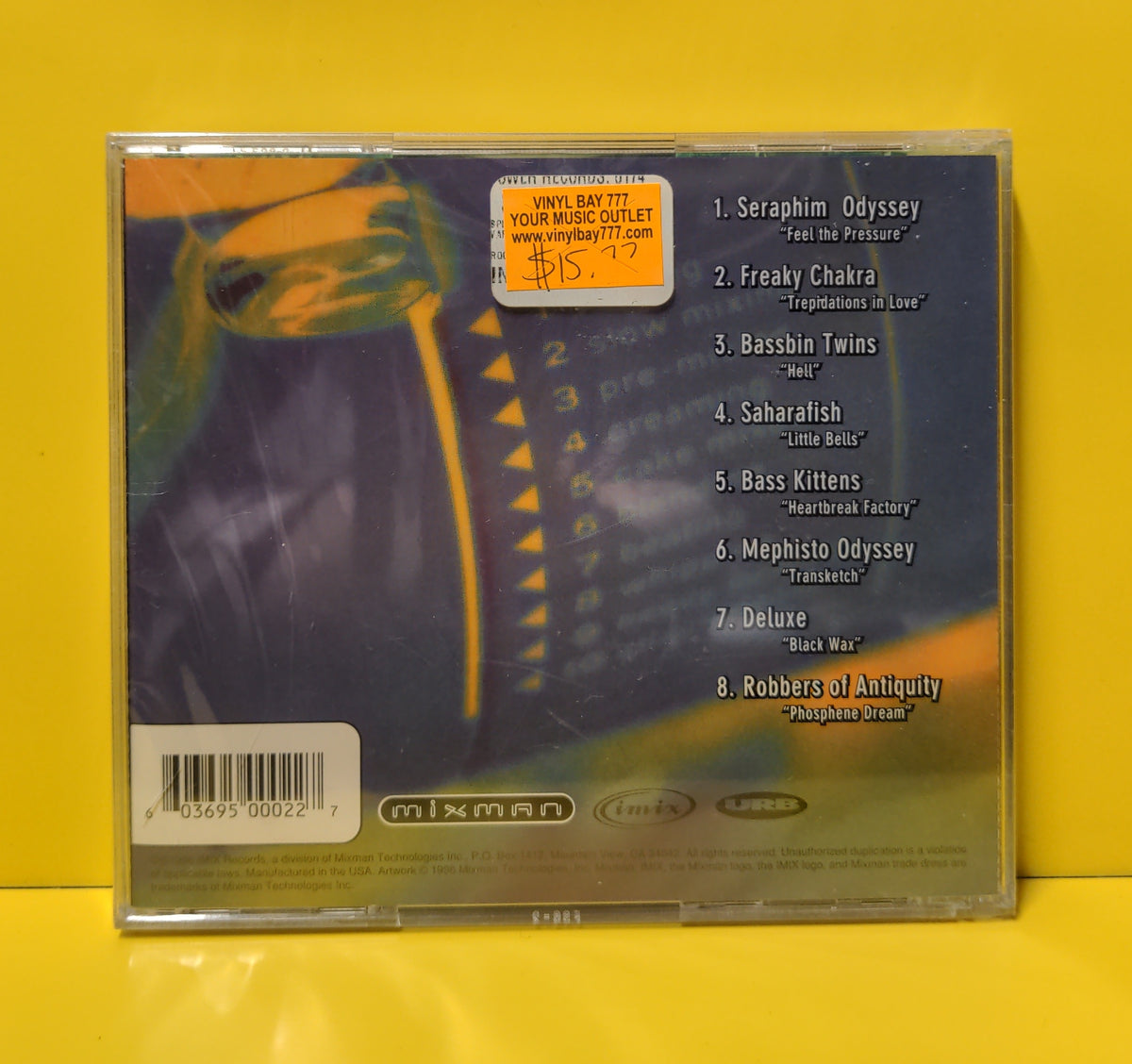 Various - Spin Control - 1996 - MIXMAN-1 New - Sealed - CDs