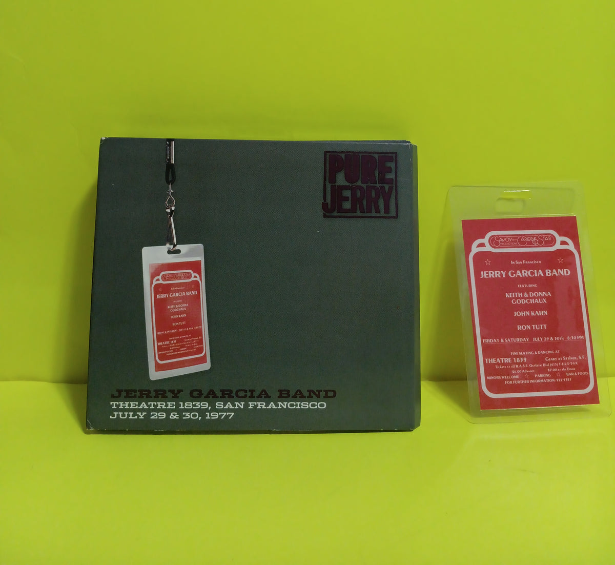 Jerry Garcia Band - Pure Jerry 1 Theatre 1839 July 29 & 30, 1977 - 2004 - JGCD0001 Used - VG++ - CDs
