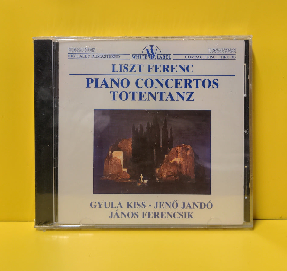 Liszt Ferenc, Gyula Kiss, Jenö Jandó, János Ferencsik, Hungarian State Orchestra - Piano Concertos / Totentanz - 1990 - HRC 163 New - Sealed - CDs