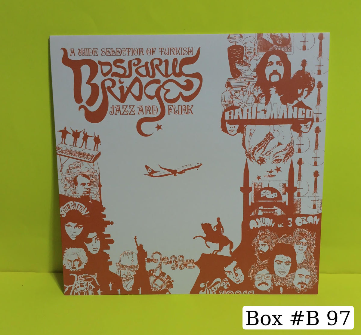 Various - Bosporus Bridges - A Wide Selection of Turkish Jazz & Funk - 2021 - 0001 New - EX - Vinyl