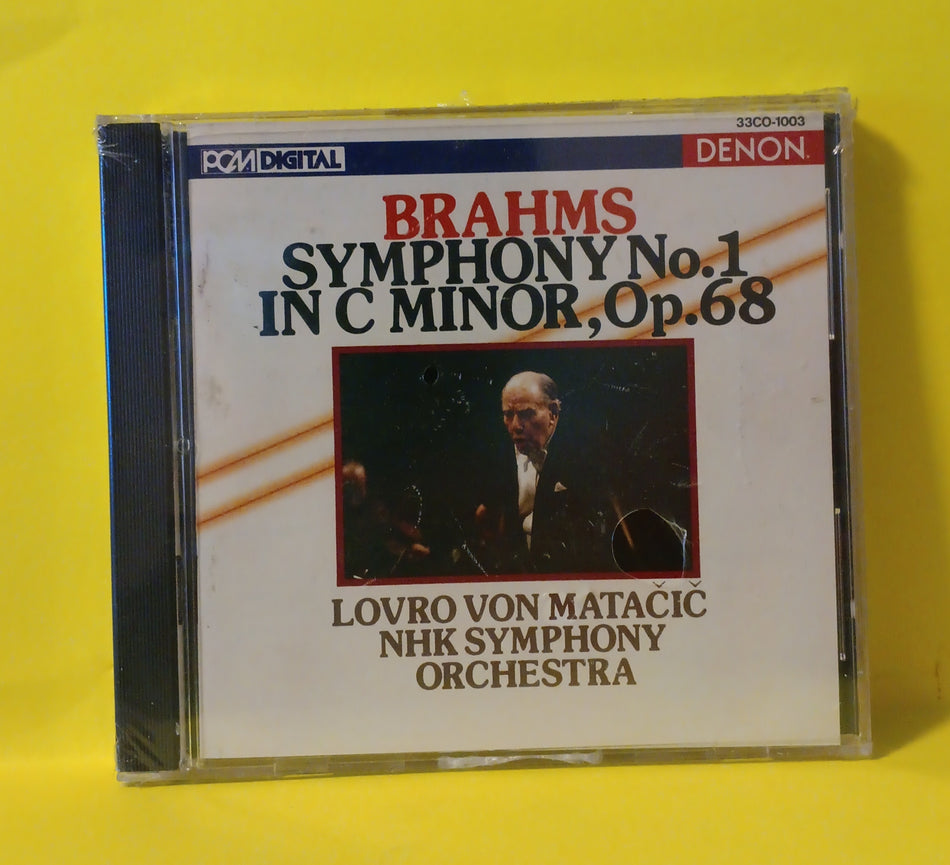 Brahms- Matacic, NHK Symphony Orchestra - Symphony No.1 In C Minor, Op.68 - 1986 - 33CO-1003 New - Sealed - CDs