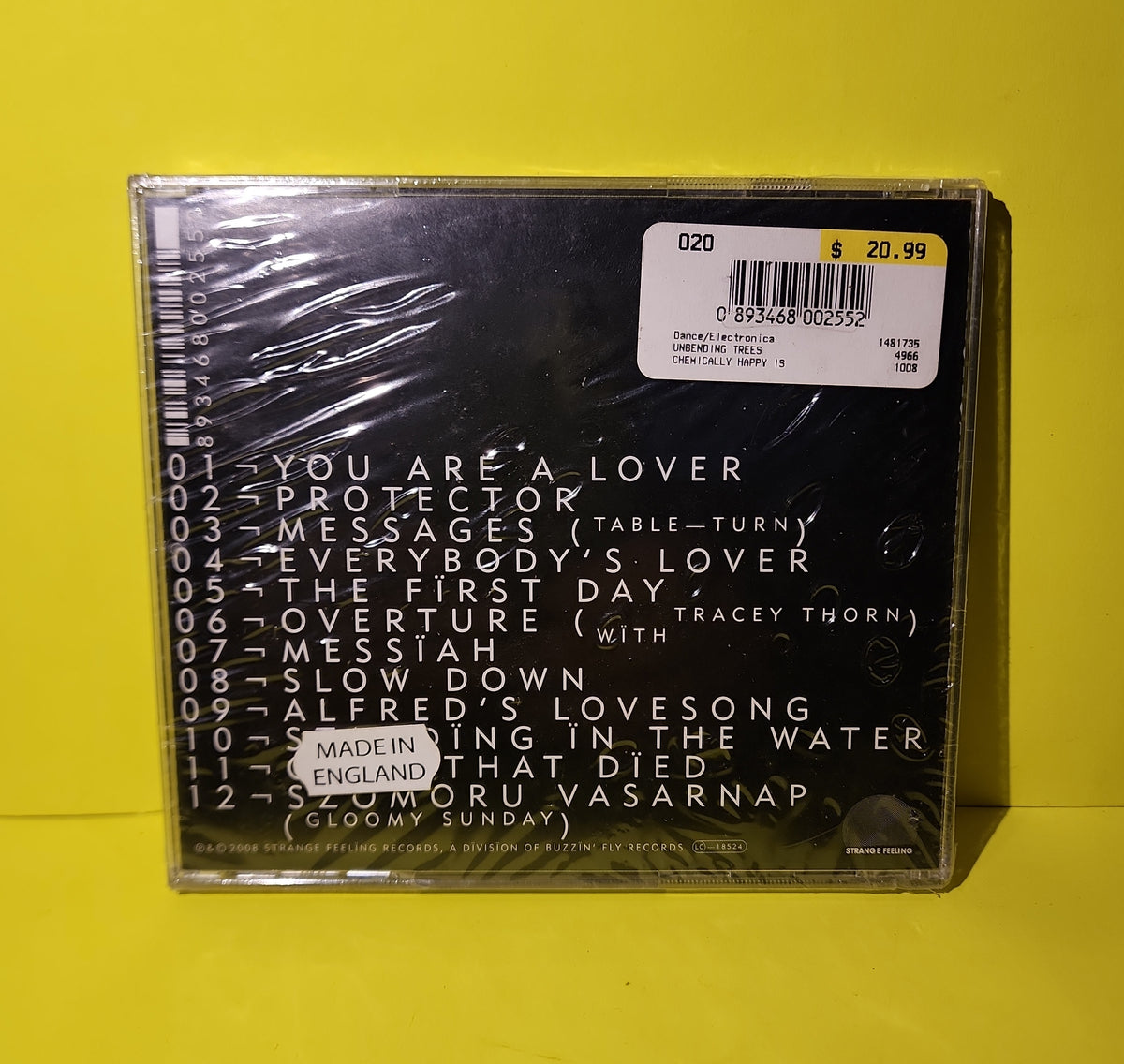 The Unbending Trees - Chemically Happy (Is The New Sad) - 2008 - CD004FEEL New - Sealed - CDs