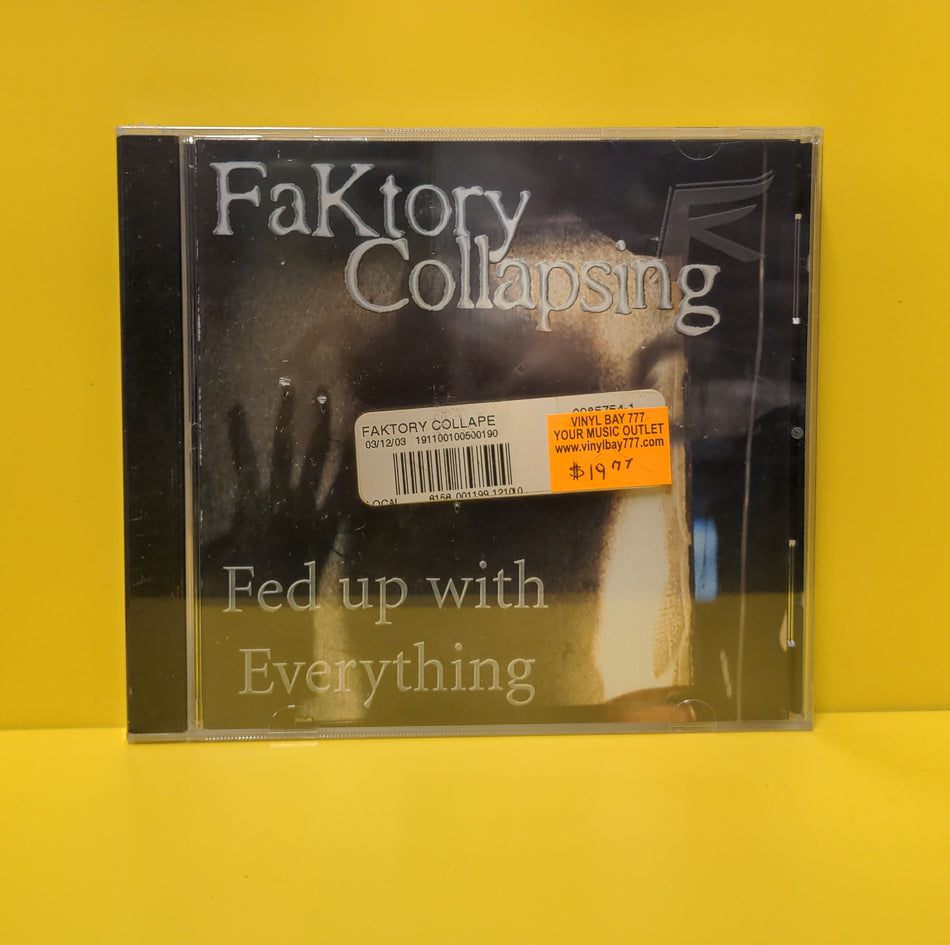 Faktory Collapsing - Fed Up With Everything  - New - Sealed - CDs