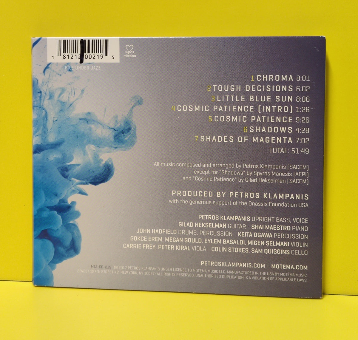 Petros Klampanis - Chroma - 2017 - MTA-CD 219 Used - EX - CDs