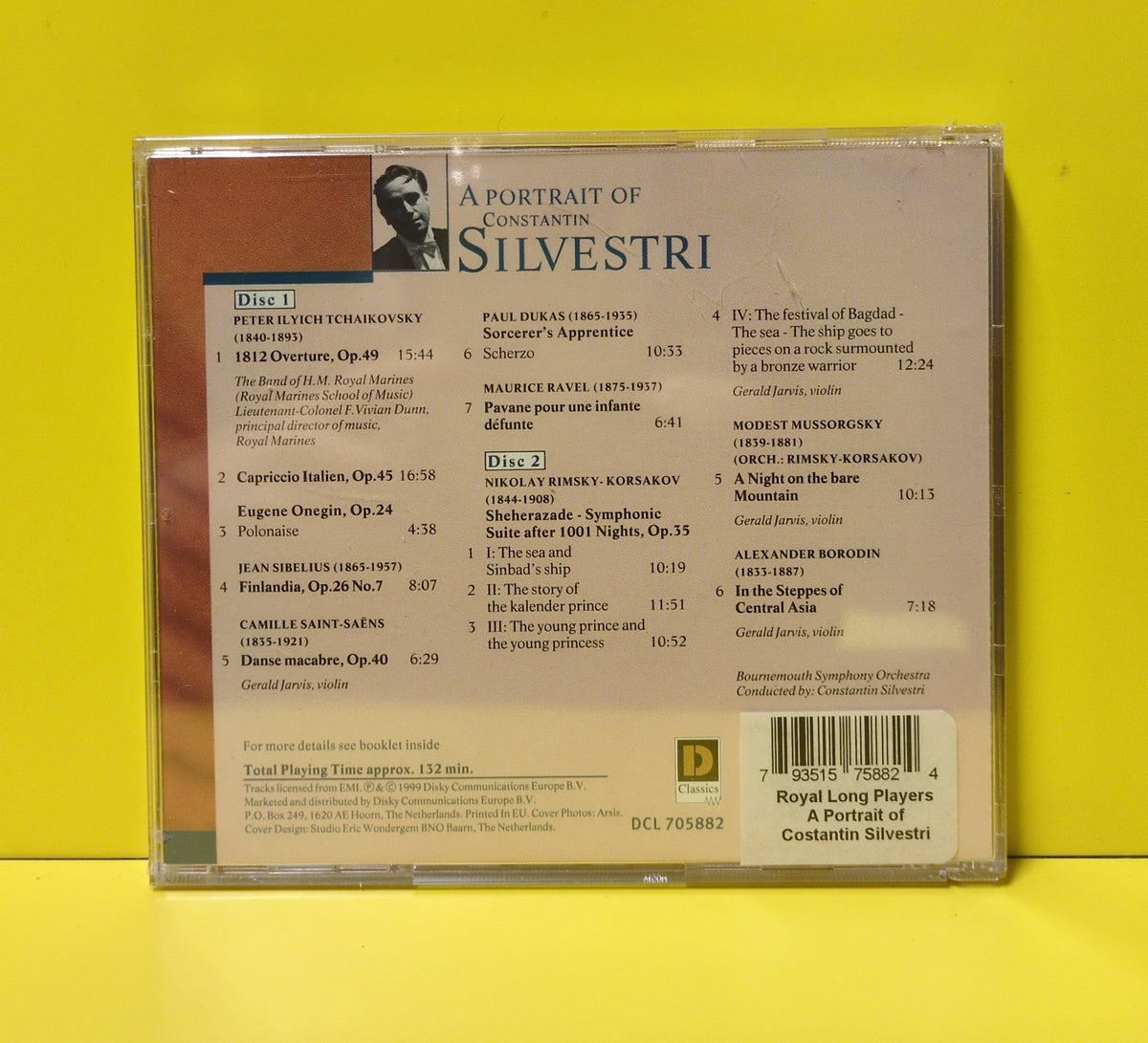 Various, Constantin Silvestri - A Portrait Of Constantin Silvestri - 1999 - DCL 705882 New - Sealed - 2xCD