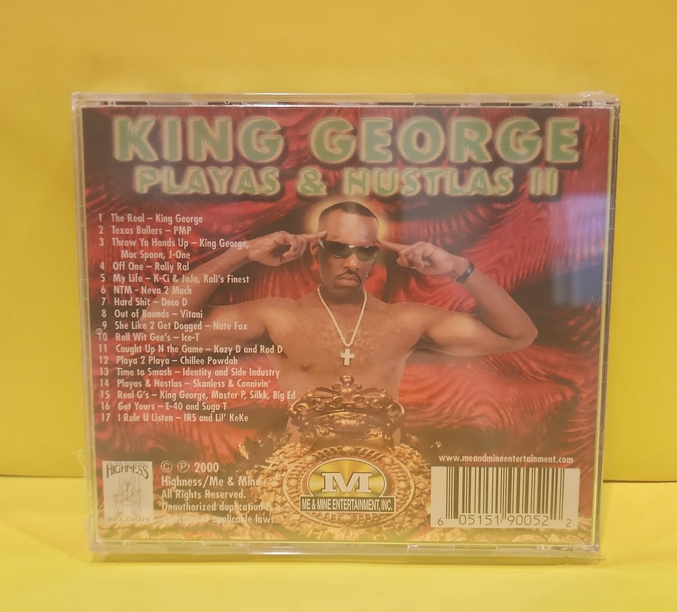 King George  - Playas & Hustlas II - 2000 - MXM-9005-2 New - Sealed - CDs