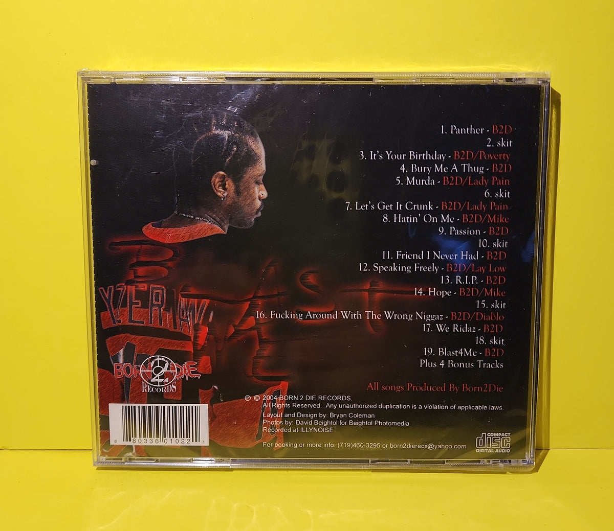 Born 2 Die - Blast 4 Me - 2004 - New - Sealed - CDs