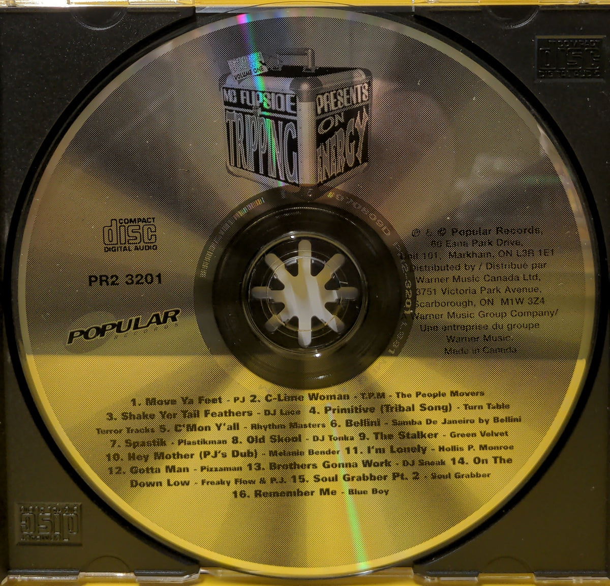 Various - MC Flipside Presents Tripping On Energy - 1997 - PR2 3201 Used - EX - CDs