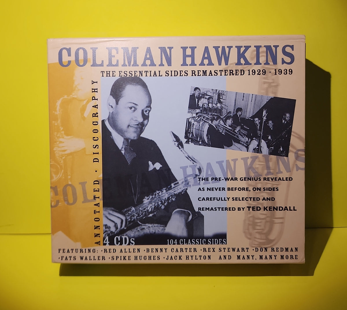 Coleman Hawkins - The Essential Sides Remastered 1929 / 4 CDs Box Set - 2006 - JSP931 Used - EX - CDs