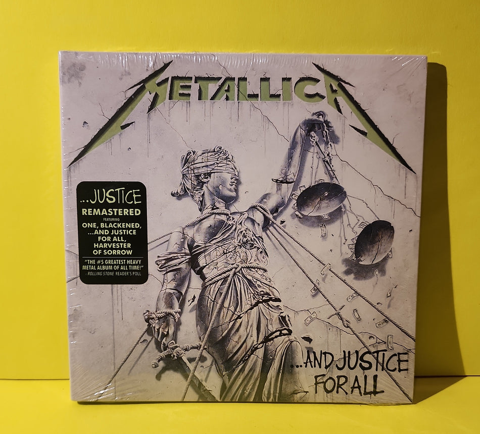 Metallica - ...And Justice For All - 2018 - BLCKND007R-2 New - Sealed - CDs