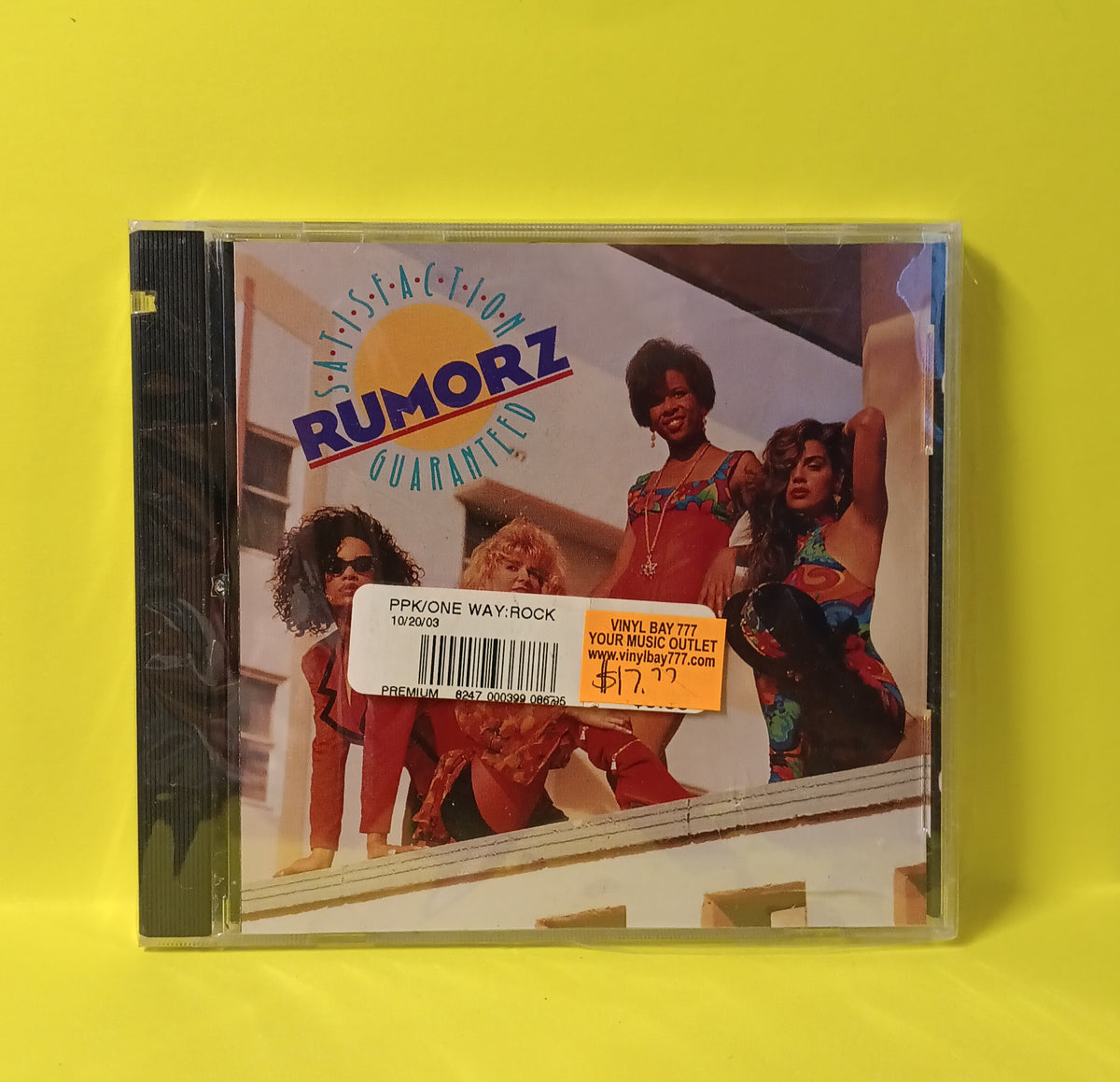Rumorz  - Satisfaction Guaranteed - 1991 - 7 82298-2 New - Sealed - CDs