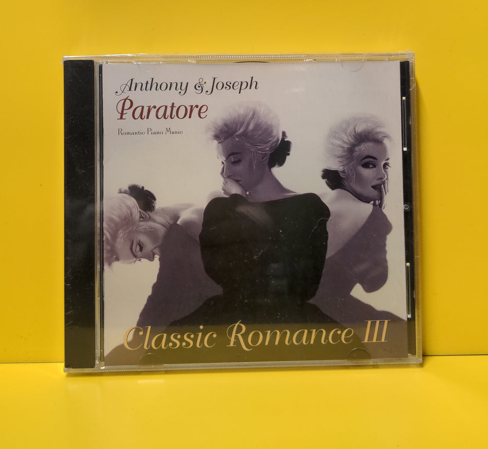 Anthony & Joseph Paratore - Classic Romance III - 2000 - FW 3015 New - Sealed - CDs