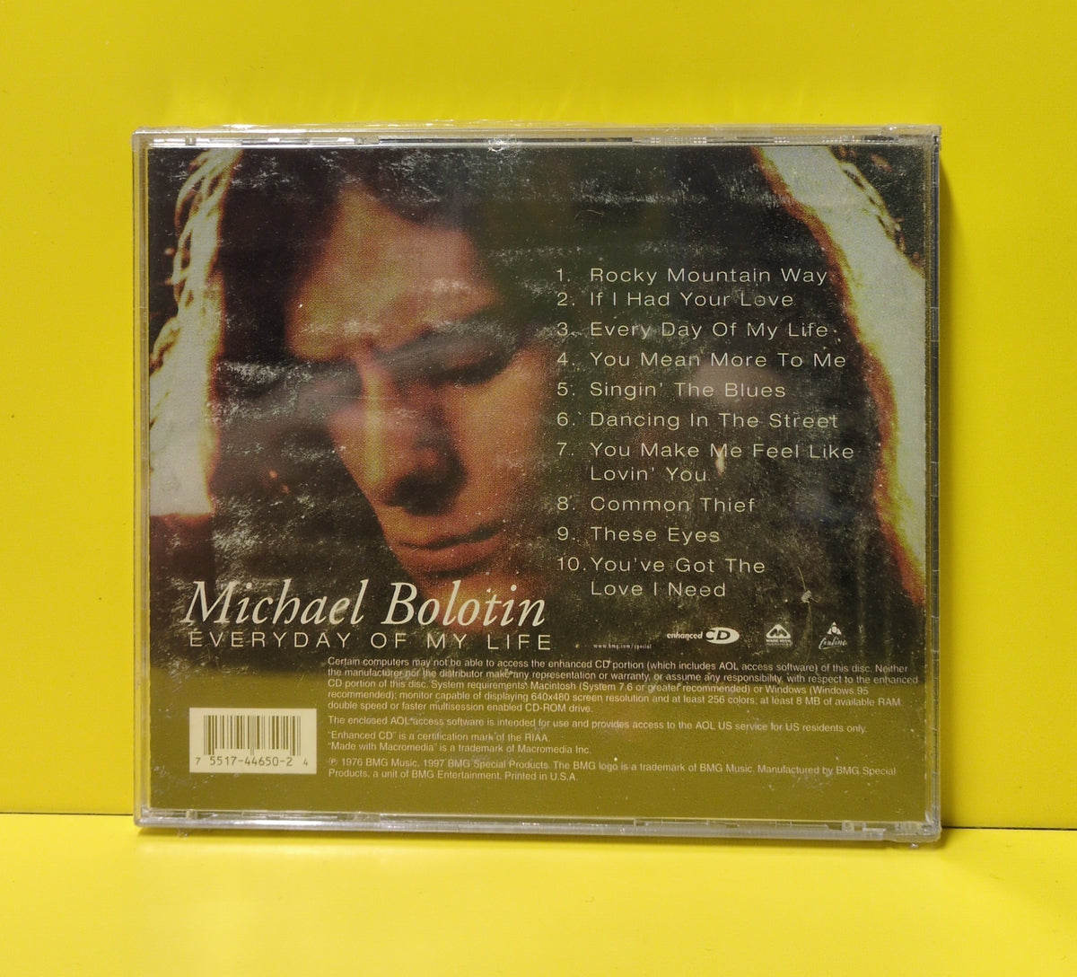 Michael Bolotin - Every Day Of My Life - 1997 - 44624-2 New - Sealed - CDs