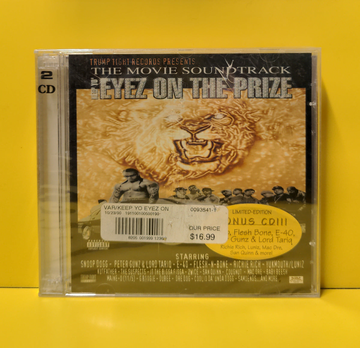 Various - Eyez On The Prize - 1999 - TNT 1111-2 New - Sealed - CDs