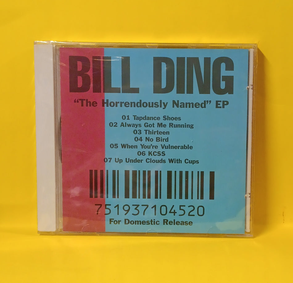 Bill Ding - "The Horrendously Named" EP - 1997 - Smilex 10 New - Sealed - CDs