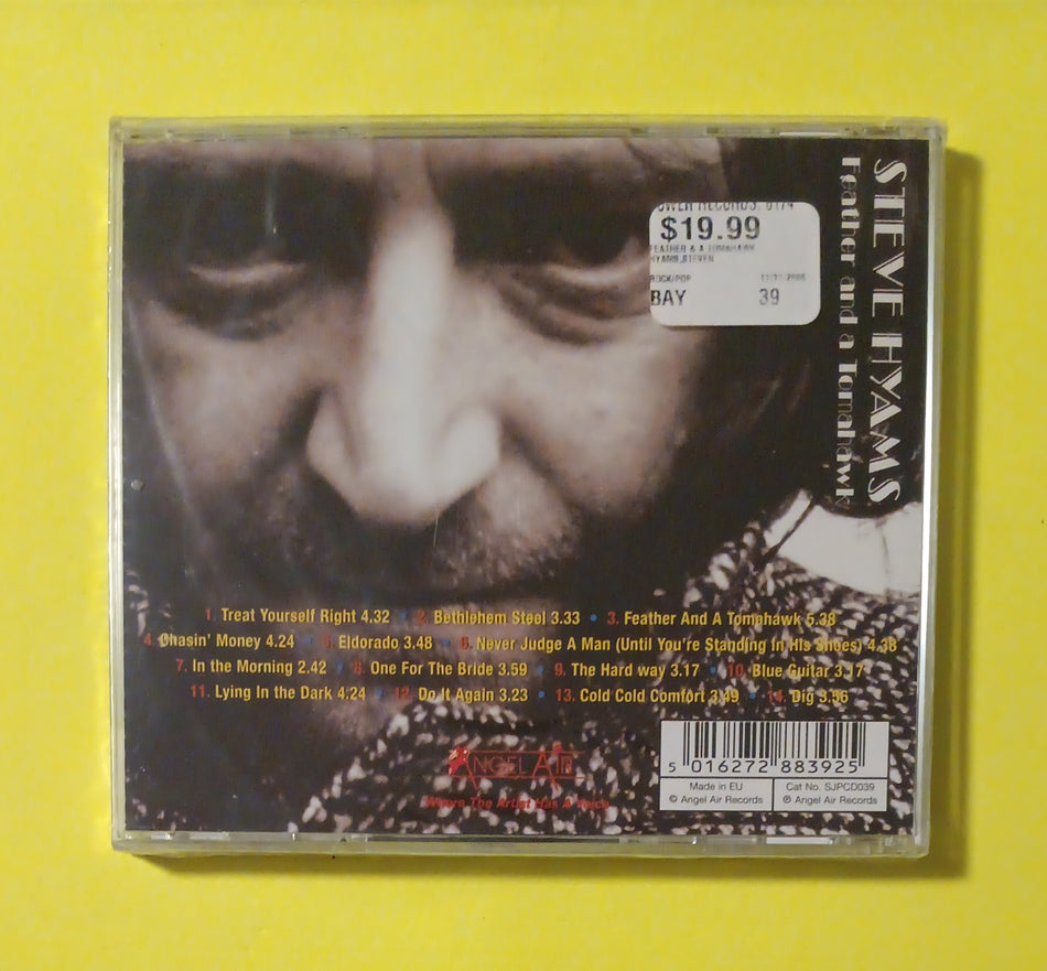 Steve Hyams - Feather And A Tomahawk - SJPCD039 New - Sealed - CDs