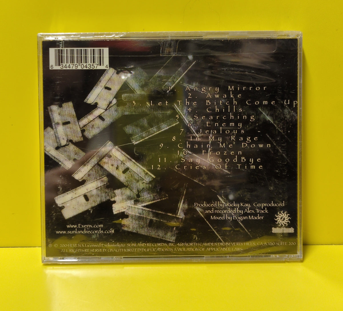 Even X - Angry Mirror - 2005 - CF-043574 New - Sealed - CDs