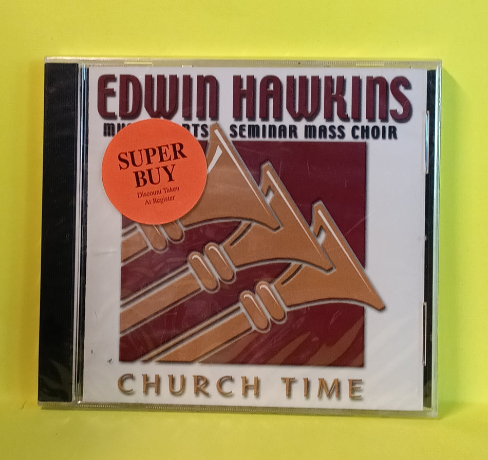 Edwin Hawkins - Church Time - 2000 - 50009-2 New - Sealed - CDs