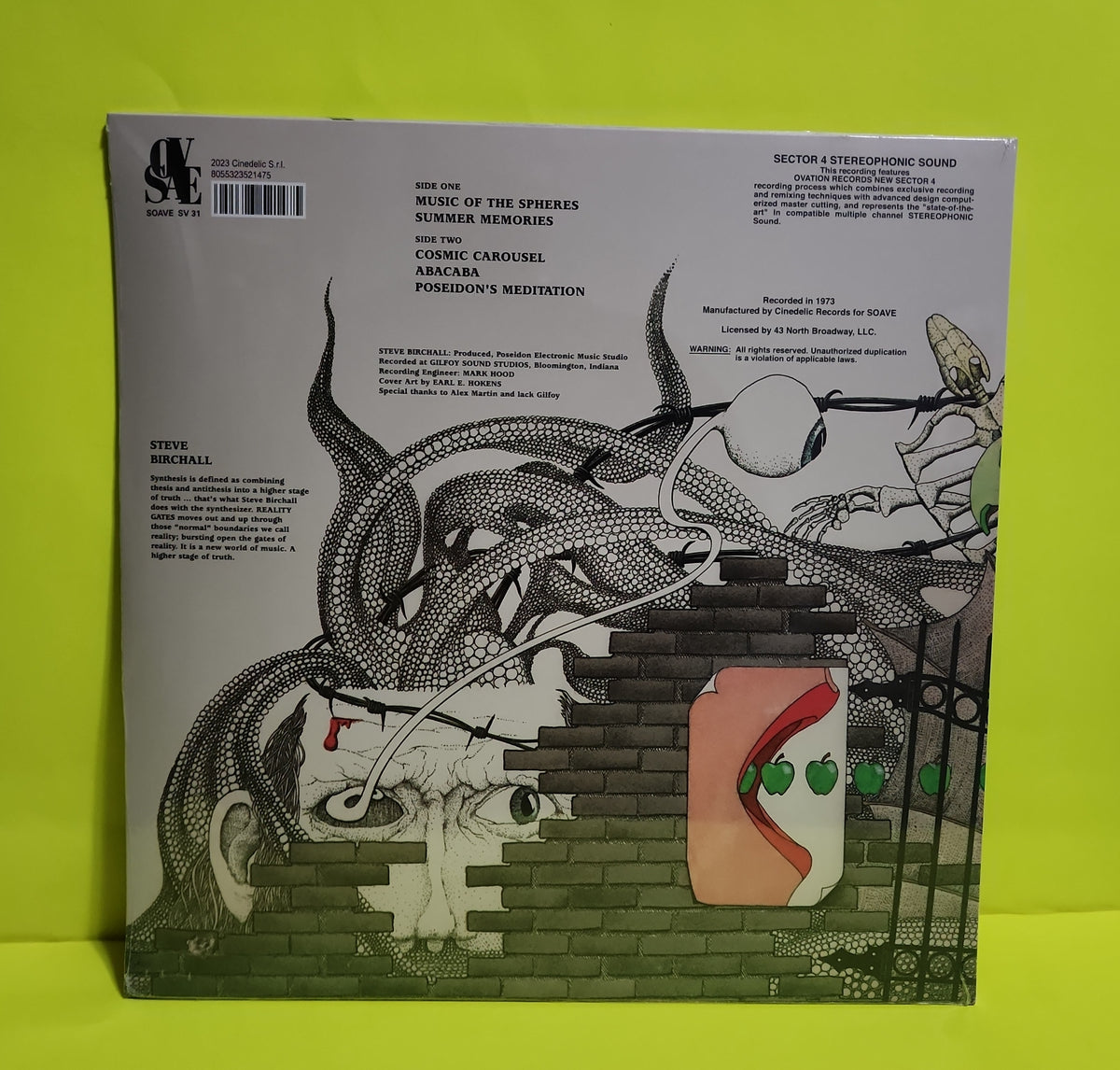 Steve Birchall - Reality Gates. RSD 2023 Limited Edition  - 2023 - SV 31 New - Sealed - Vinyl