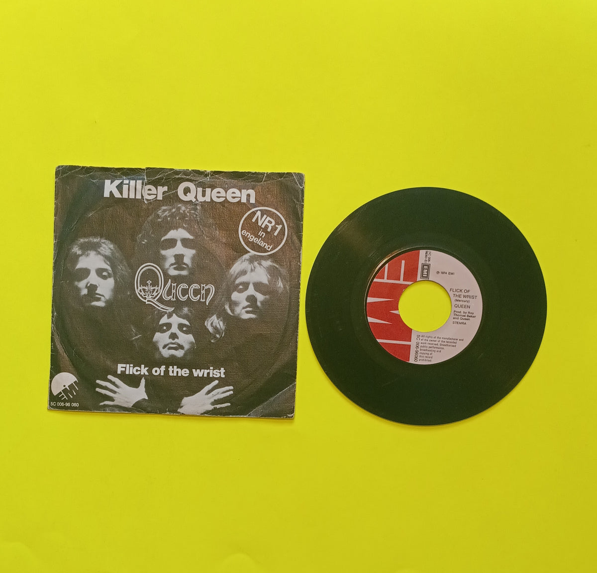 Queen - Killer Queen / Flick of the Wrist (Netherlands 7") - 1974 - 5C 006-96 060 Used - VG - Vinyl