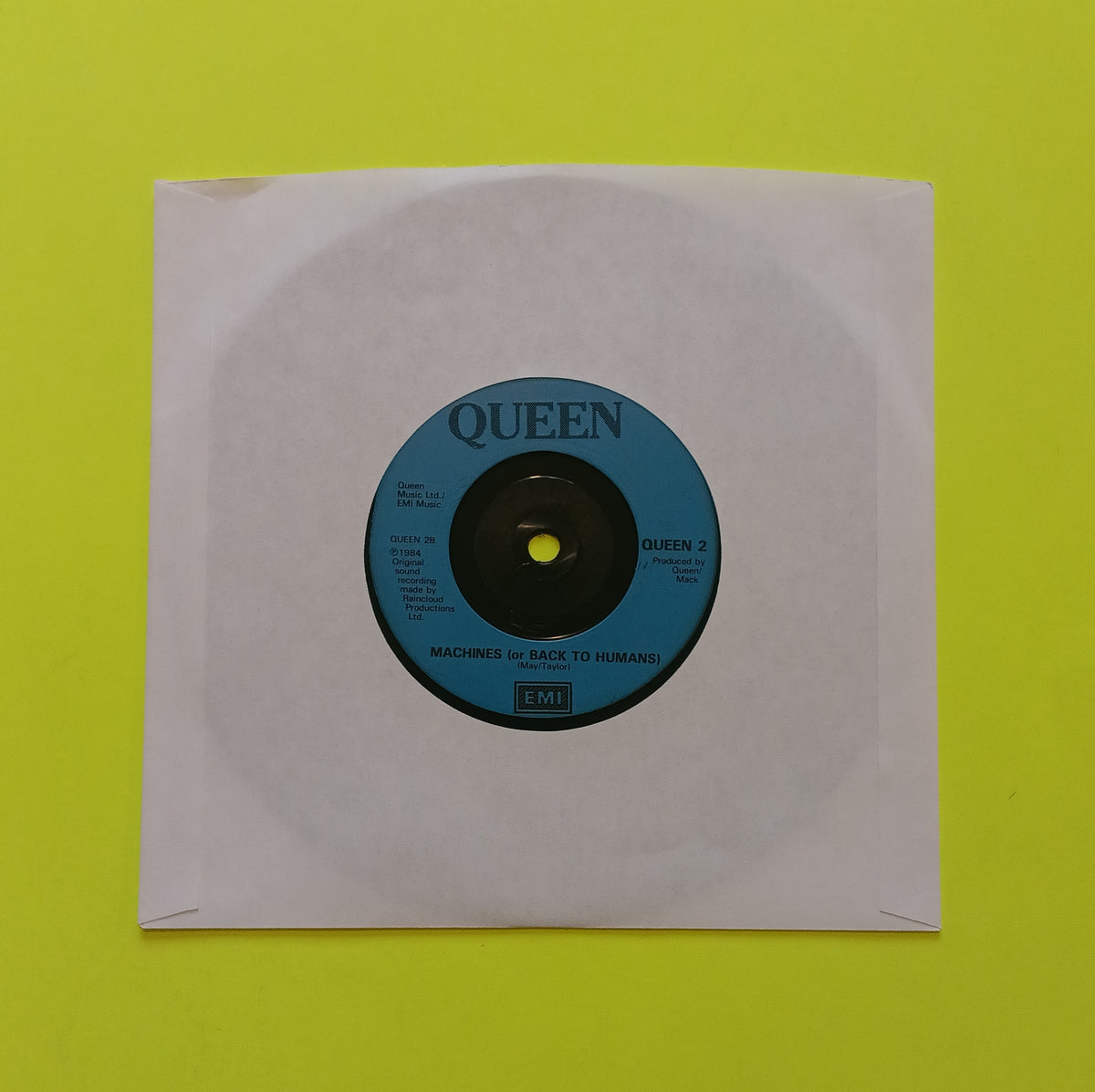 Queen - I Want To Break Free (UK 7" Blue Injection Label) - 1984 - QUEEN2 Used - VG++ - Vinyl