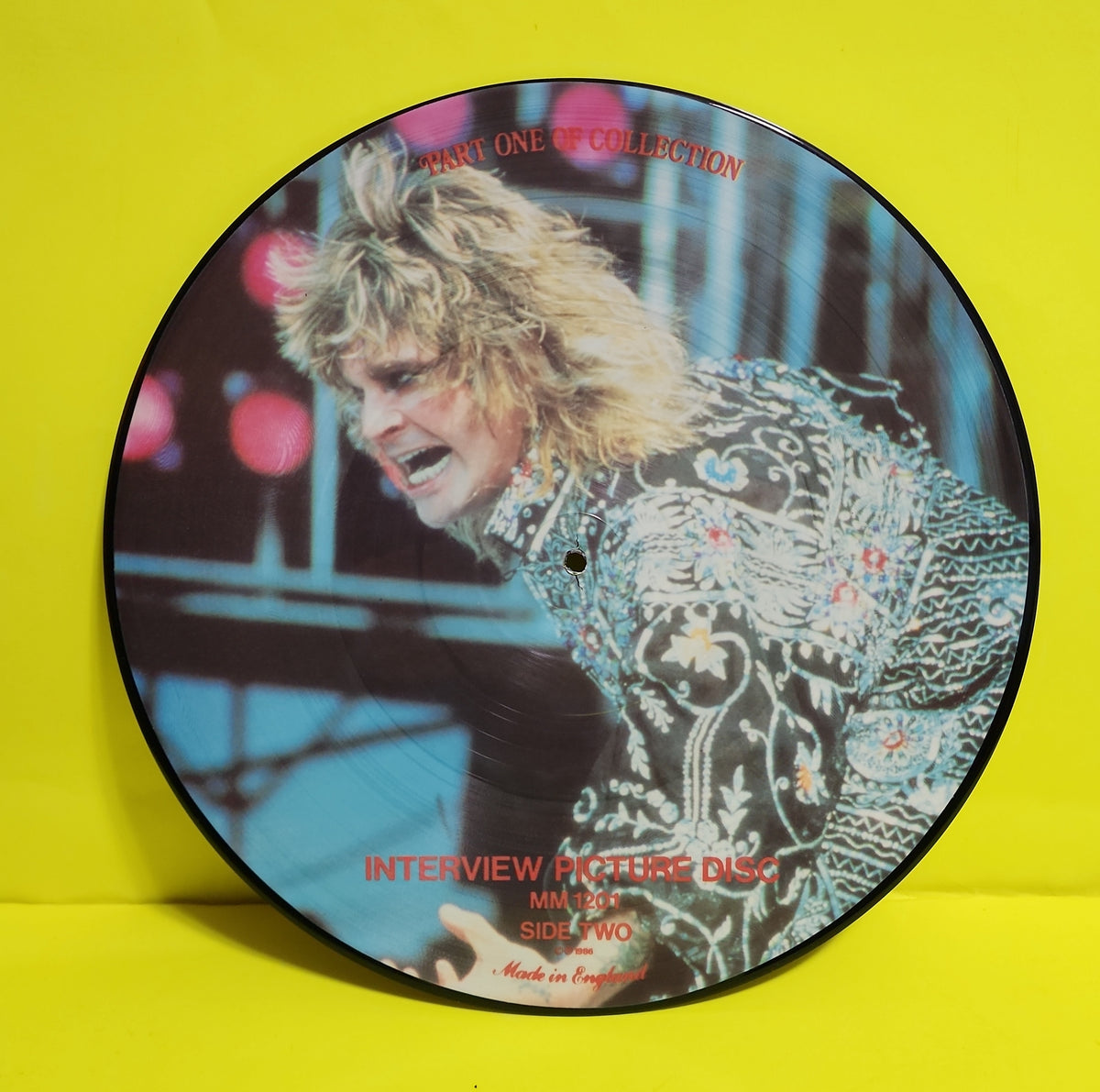 Ozzy Osborne - Interview Picture Disc  - 1986 - MM 1201 Used - EX - Vinyl