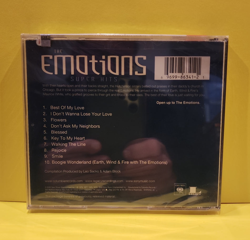 The Emotions - Super Hits - 2002 - CK 86341 New - Sealed - CDs