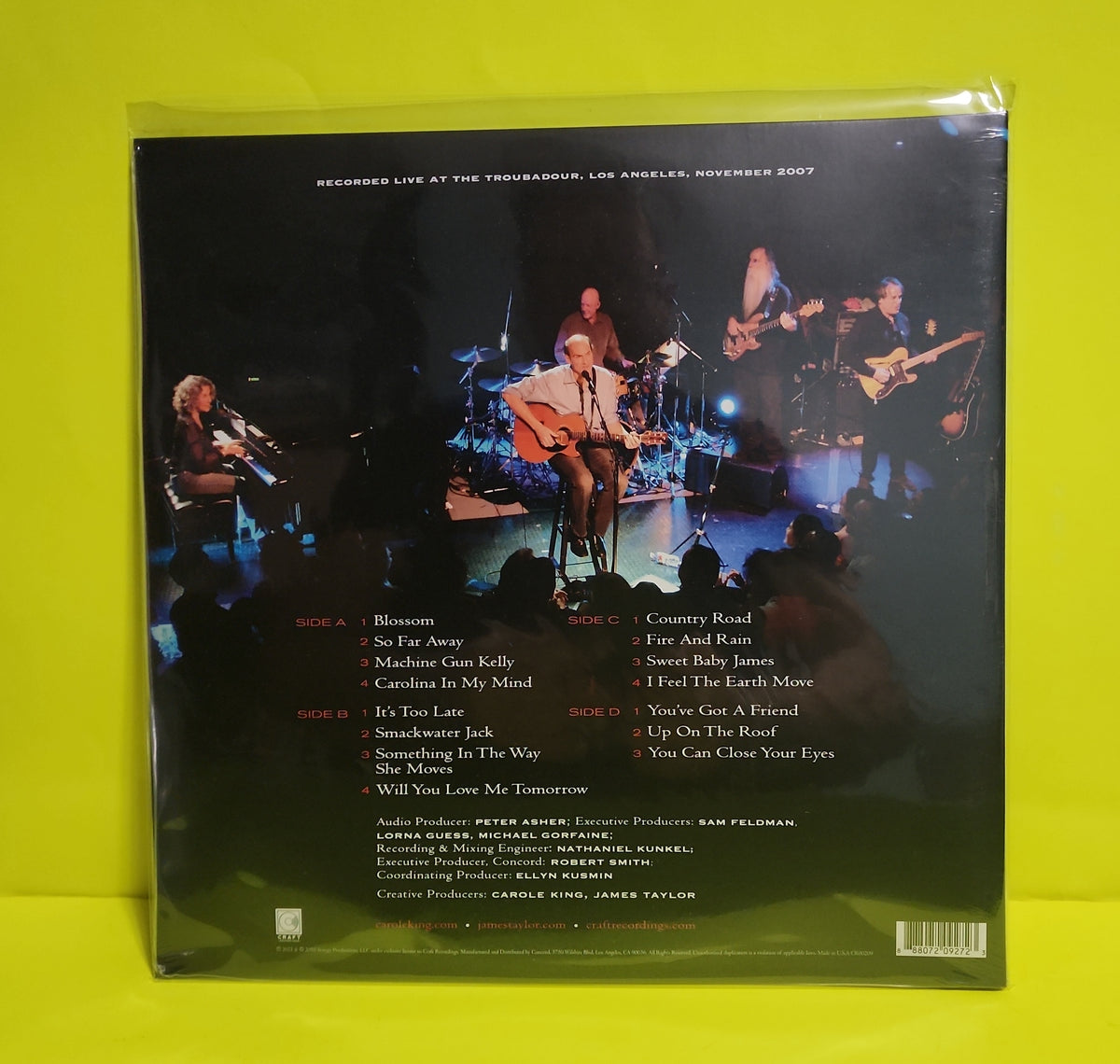 Carole King & James Taylor  - Live At The Troubadour - 2021 - CR00209 New - Sealed - Vinyl