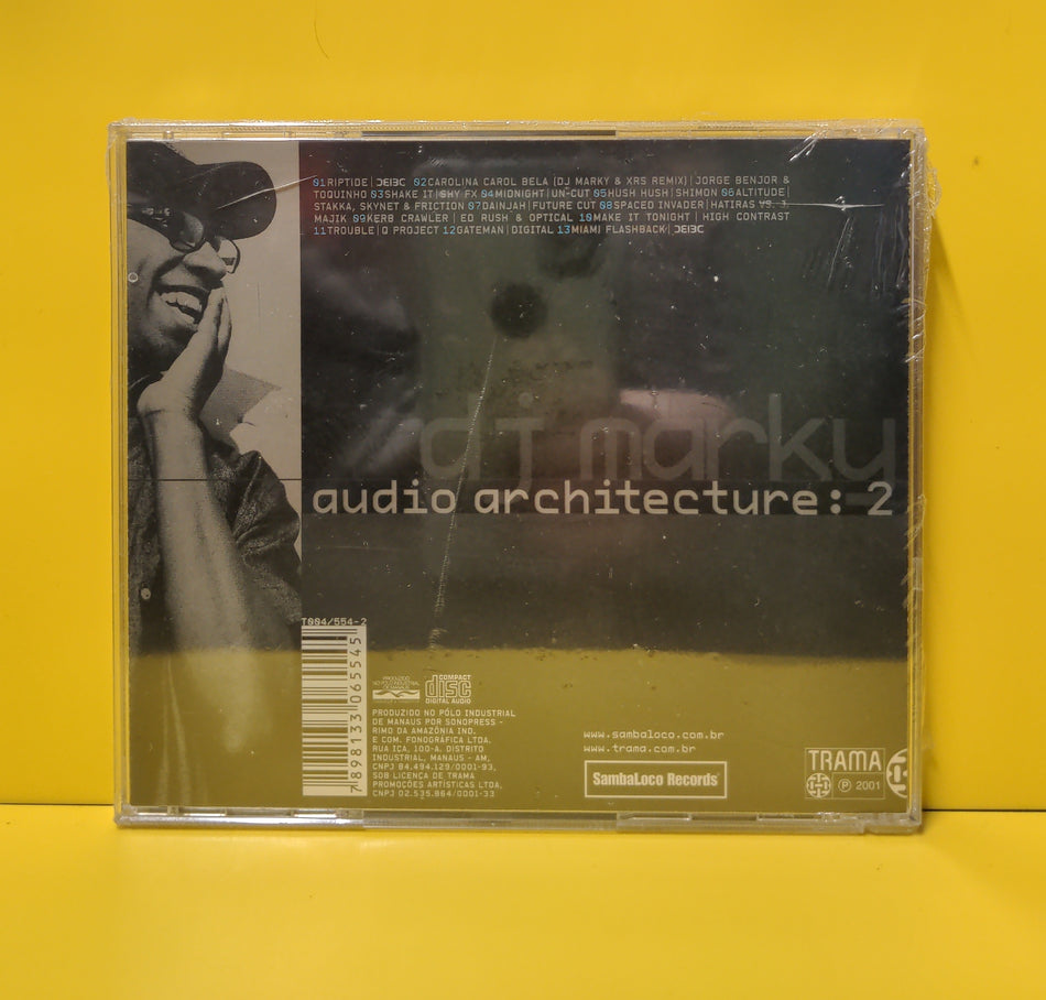 DJ Marky - Audio Architecture:2 - 2001 - T004/554-2 New - Sealed - CDs