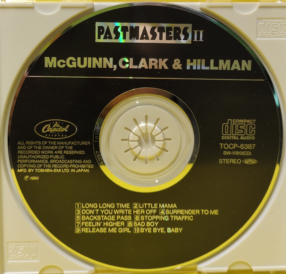 McGuinn, Clark & Hillman - McGuinn, Clark & Hillman  - 1990 - TOCP-6387 Used - EX - CDs - Reissue - Japan Import