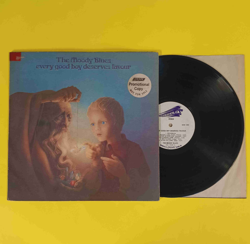 The Moody Blues - Every Good Boy Deserves Favour PROMO - 1971 - THS 5 Used - VG+ - Vinyl