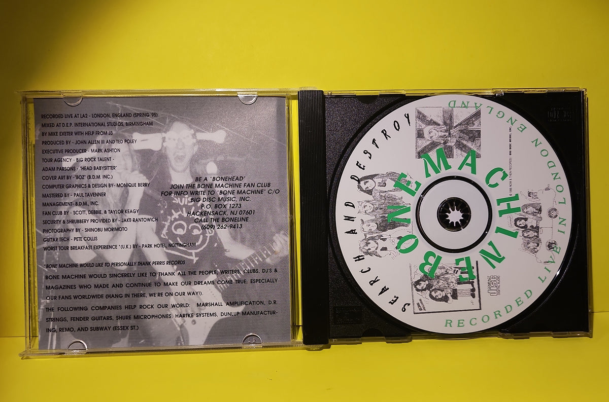 Bone Machine - Search And Destroy - 1996 - CBM002 Used - VG++ - CDs