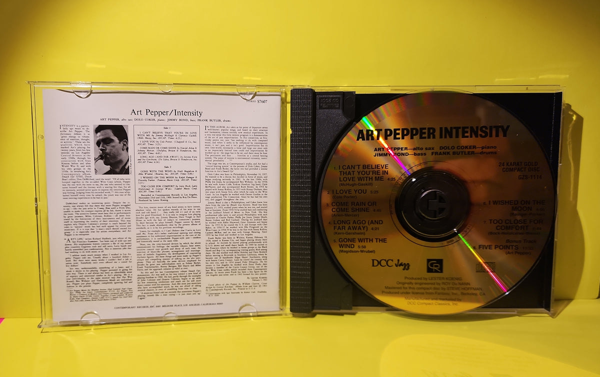 Art Pepper - Intensity - 1997 - GZS-1114 Used - EX - CDs