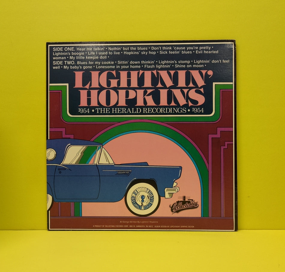 Lightnin' Hopkins - The Herald Recordings - 1954 - 1990 - COL-5121 Used - VG++ - Vinyl - Reissue