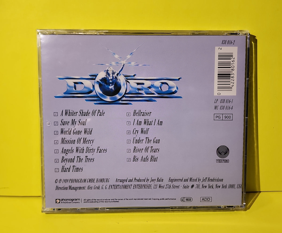 Doro - Force Majeure - 1989 - 838 016-2 Used - EX - CDs