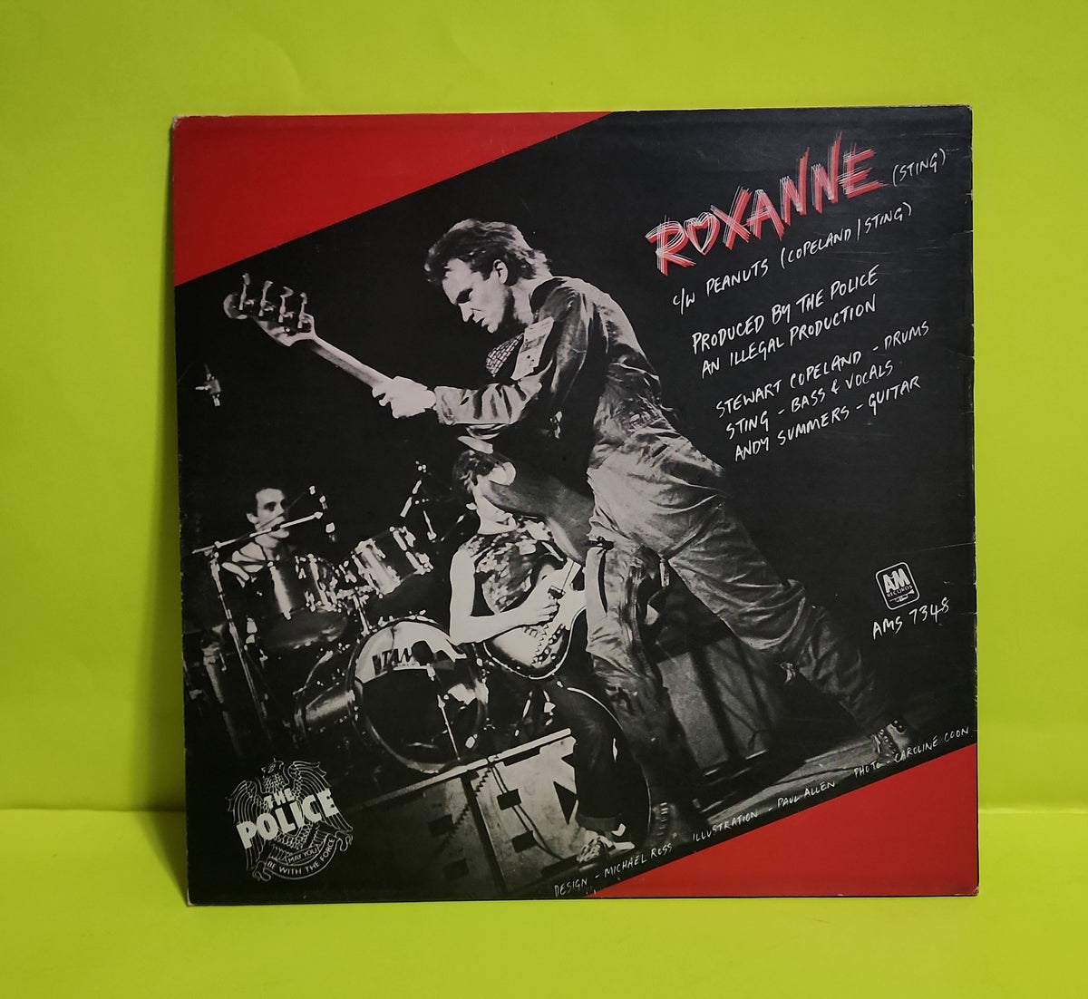 The Police  - Roxanne - 1982 - AMS 7348 Used - EX - Vinyl