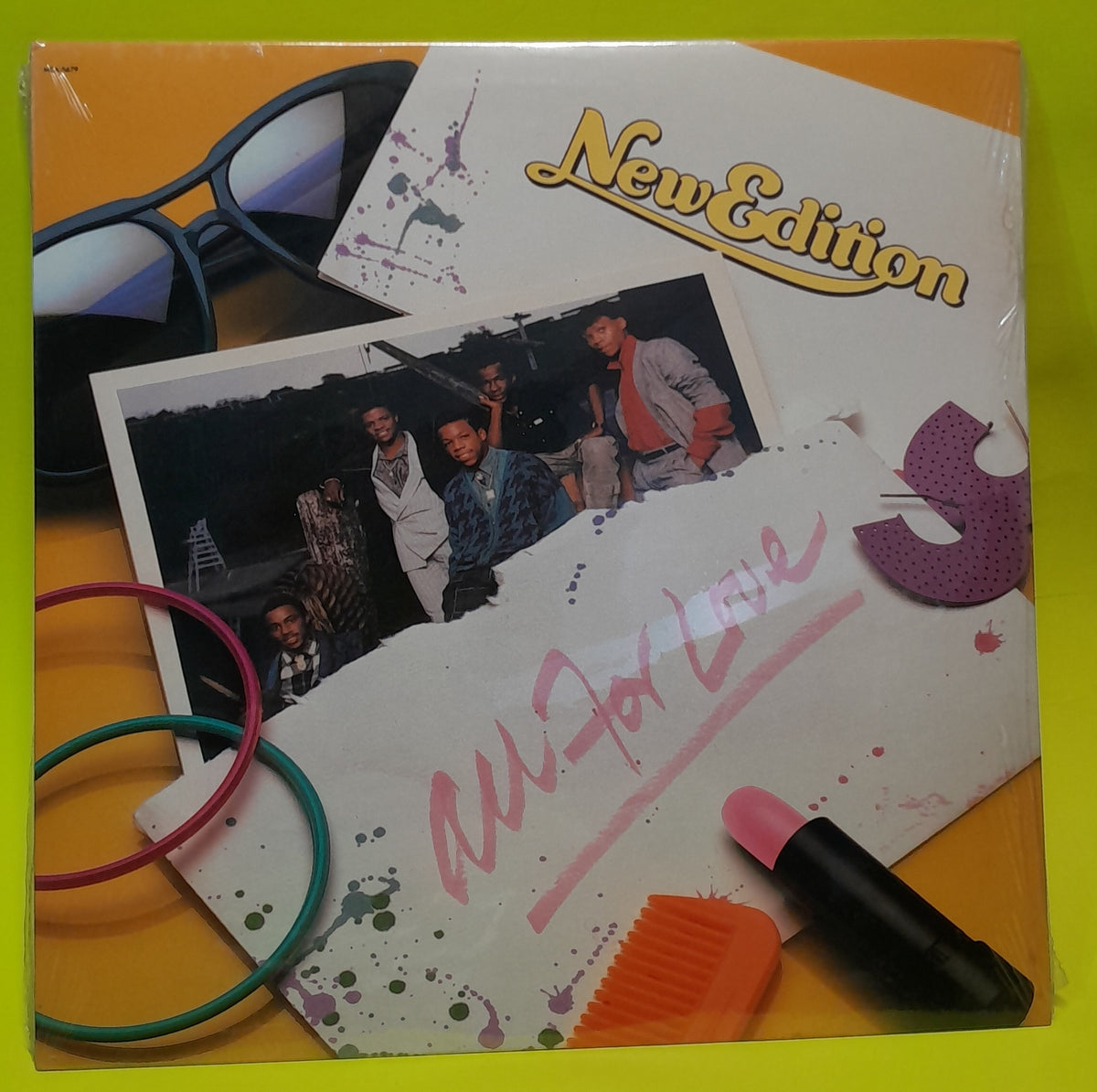 New Edition - All For Love - 1985 - MCA-5679 New - Sealed - Vinyl
