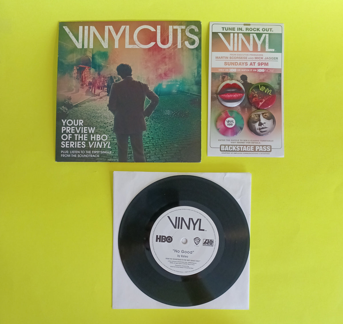 Kaleo - No Good (HBO Vinyl Sountrack Single Sided Etched 7" w. Pins) - 2016 - Used - NM - Vinyl