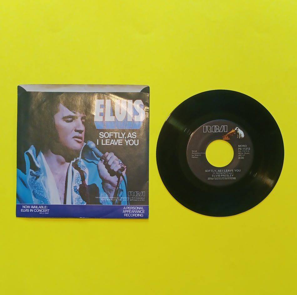 Elvis Presley - Unchained Melody 7" - 1978 - PB-11212 Used - EX - Vinyl