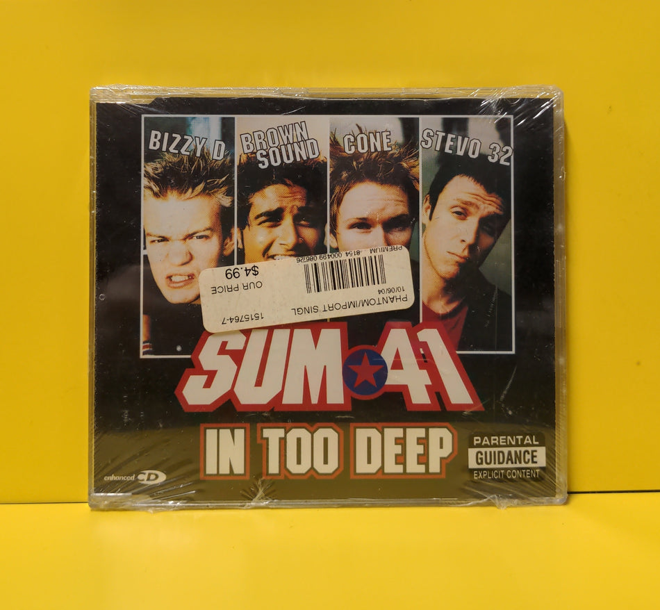 Sum 41 - In Too Deep - 2001 - 588 898-2 New - Sealed - CDs