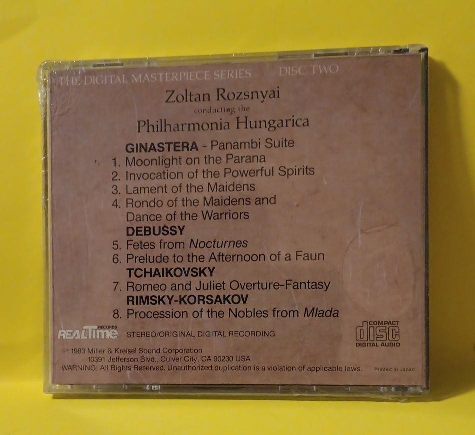 Zoltan Rozsnyai - Conducting the Philharmonia Hungarica - 1983 - RT-2003 New - Sealed - CDs