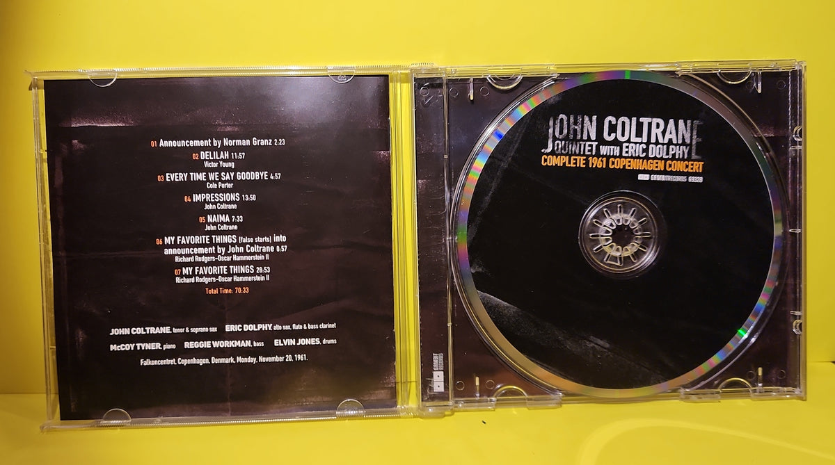 John Coltrane Quintet With Eric Dolphy - Complete 1961 Copenhagen Concert - 2009 - 69328 Used - NM - CDs