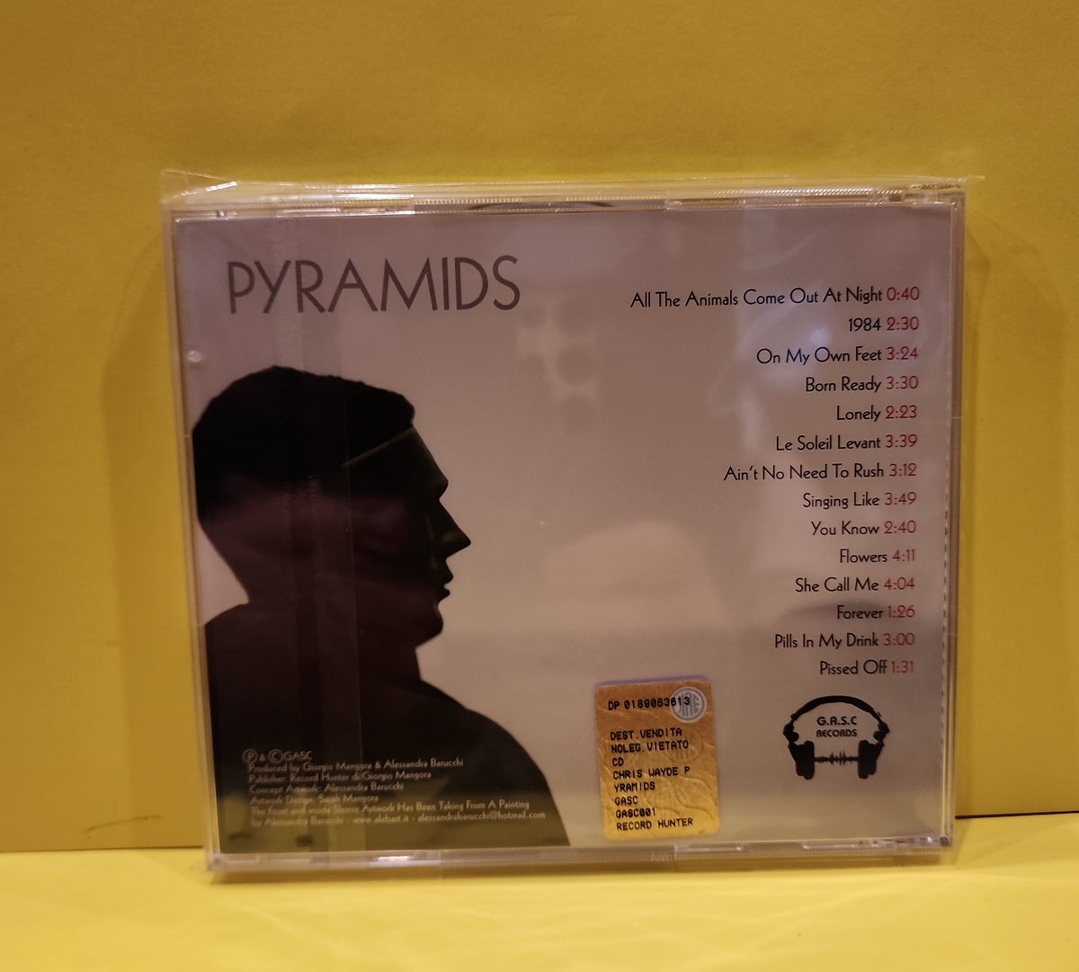 Chris Wayde - Pyramids - GASC 001 New - Sealed - CDs