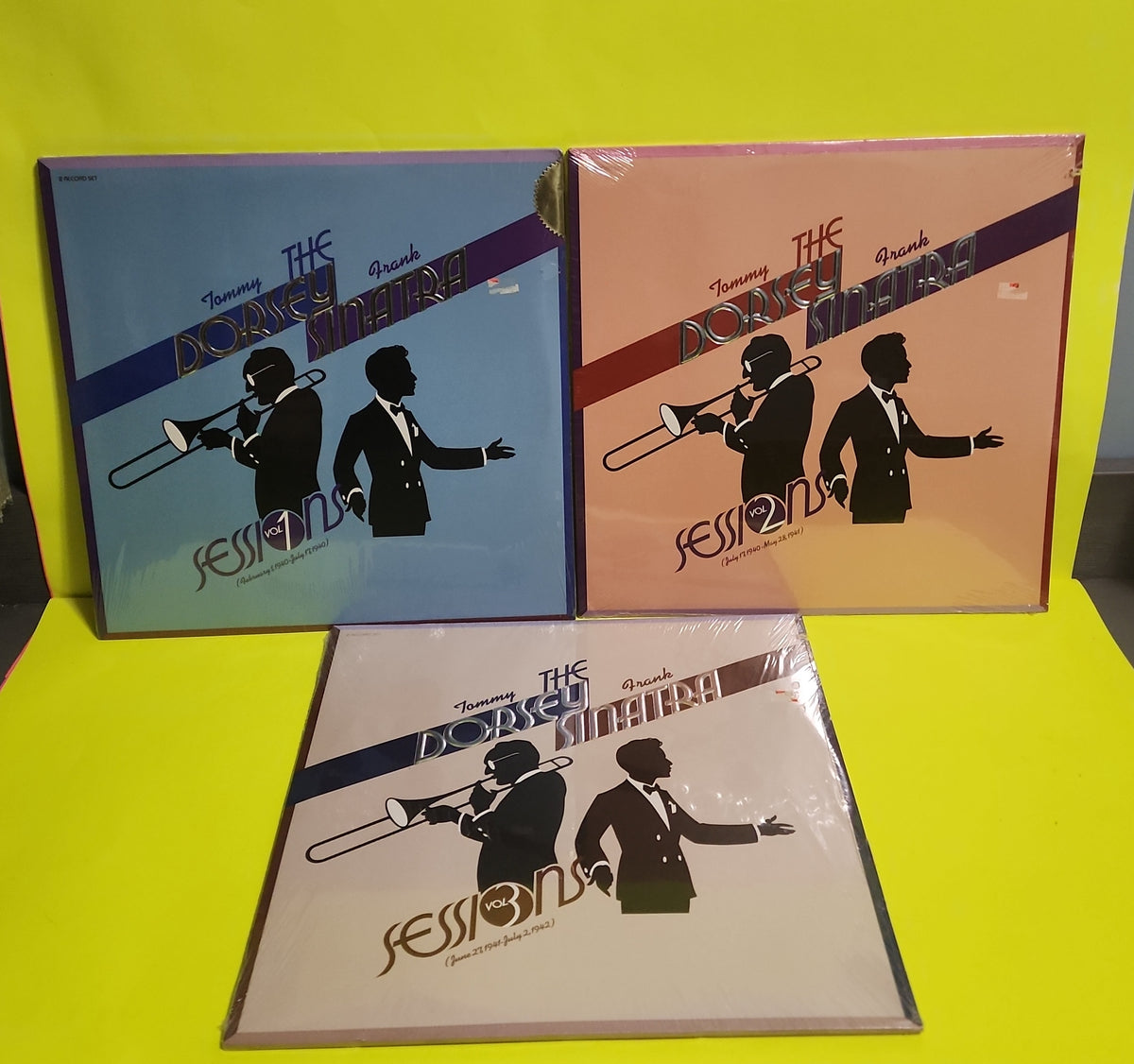 Frank Sinatra & Tommy Dorsey  - Tommy Dorsey & Frank Sinatra / The Dorsey / Sinatra Sessions Vol. 1,2,3 - 1982 - New - Sealed - Vinyl