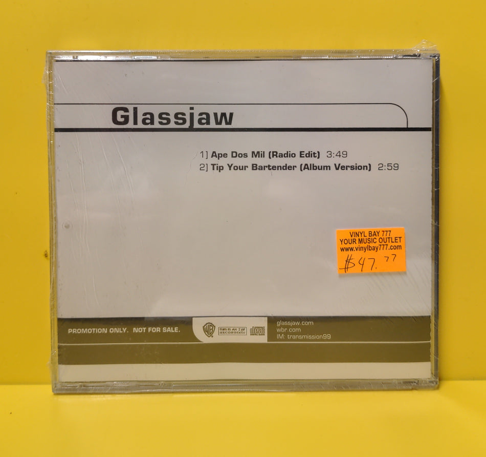 Glassjaw - Ape Dos Mil / Tip Your Bartender  - 2002 - PRO-CDR-100967 New - Sealed - CDs