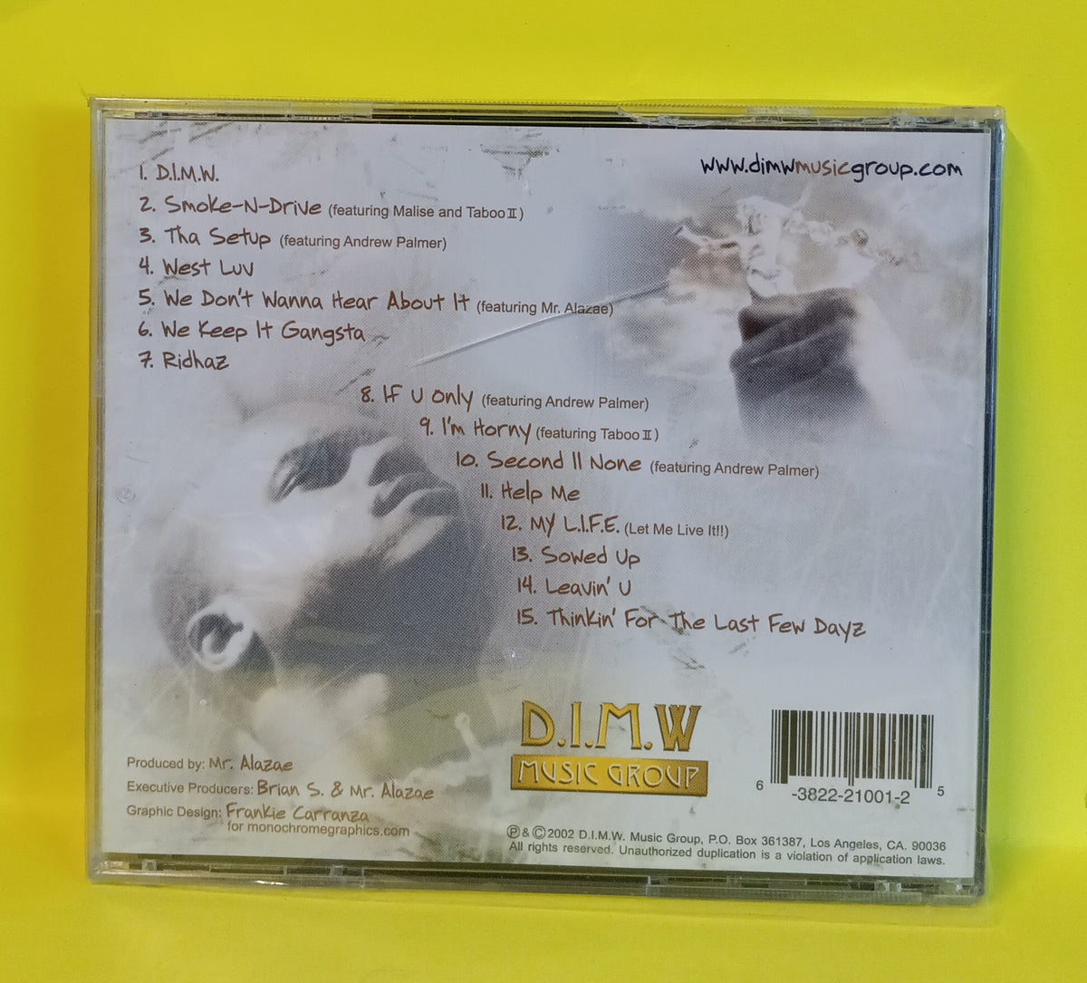 Es Mac - My L.I.F.E. (Let Me Live It!!!) - 2002 - DWI 1001 New - Sealed - CDs