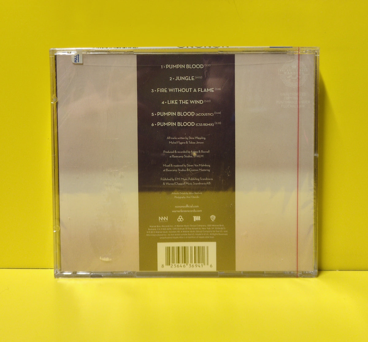 Nonono - Pumpin Blood EP - 2013 - 537824-2 New - Sealed - CDs - Record Store Day