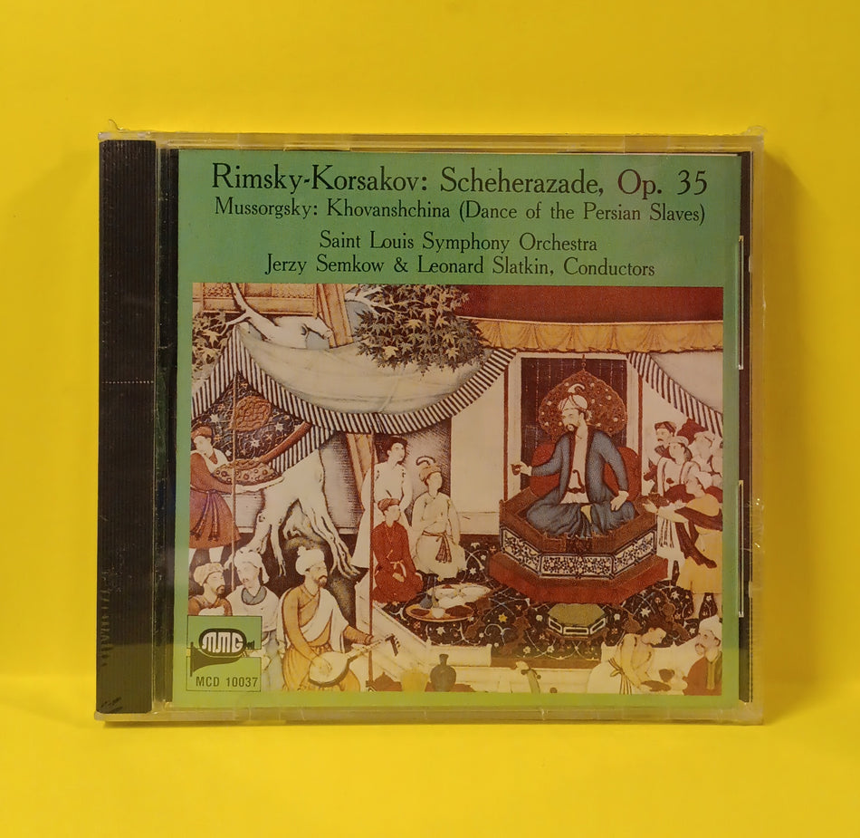 Saint Louis Symphony Orchestra, Jerzy Semkow & Leonard Slatkin, Rimsky-Korsakov, Mussorgsky - Rimsky-Korsakov: Scheherazade, Op.35 - 1986 - MCD 10037 New - Sealed - CDs