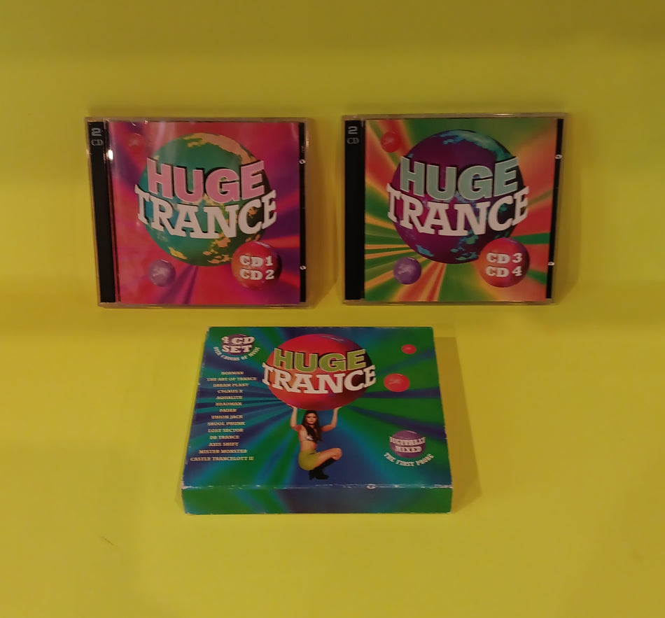Various - Huge Trance 4 CD Box Set - 1996 - HUGE BX CD 2 Used - EX - CDs